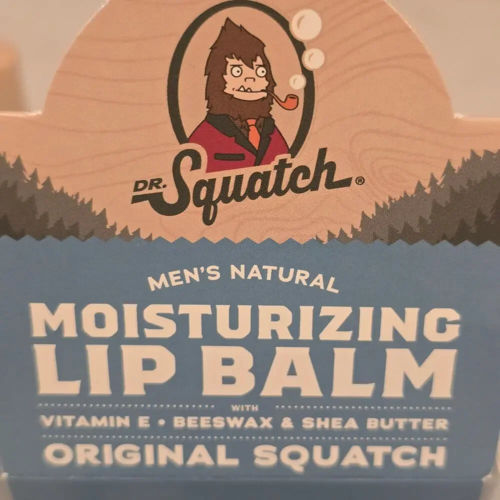 Dr. Squatch Moisturizing Lip Balm Variety 3 Pack 0.25oz Each Original Coconut